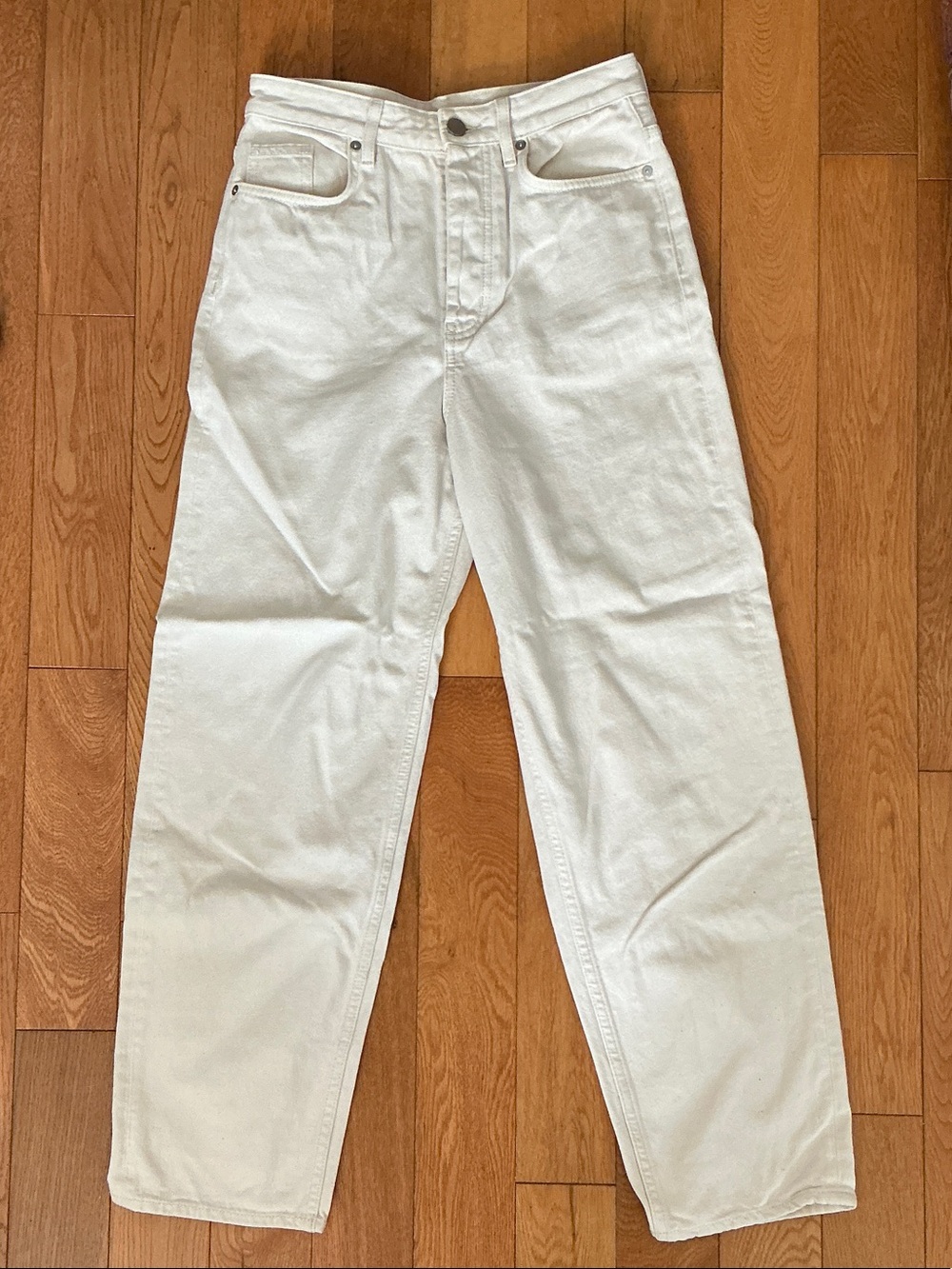 COS Off-White Tapered-Leg Women's Jeans